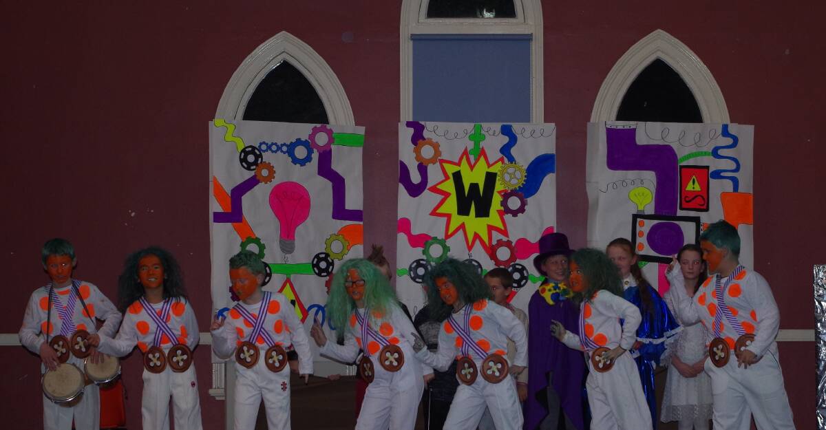 IN FULL SWING: The Oompa Loompas were a crowd favourite throughout the night. Picture: John McLaurin.