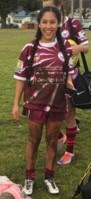INSTRUMENTAL IN THE WIN: Georgia Smith is all smiles after the win up in Goulburn against the Crookwell She Devils. 