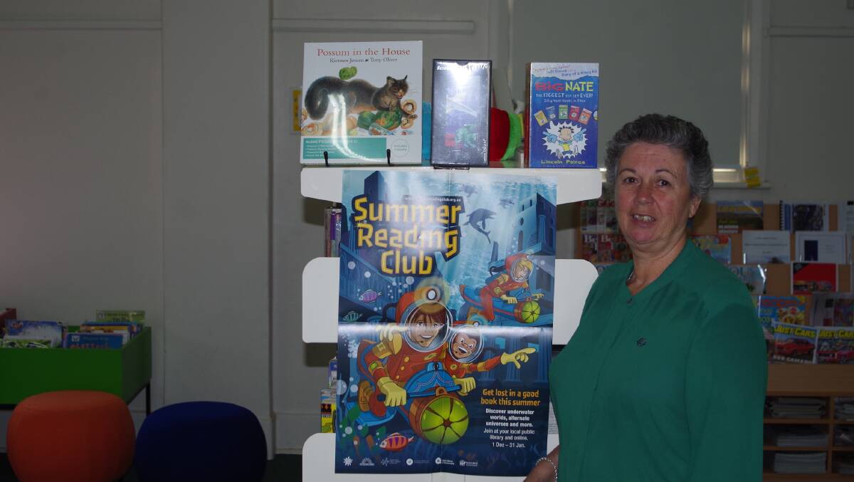 EXCITED: Harden Librarian Sharon Hawkins is looking forward to the upcoming Children's Summer Reading Club. Picture: John McLaurin.