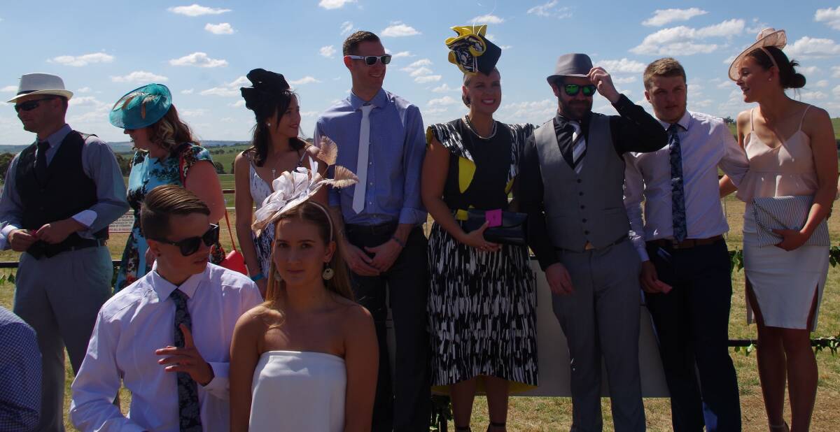 2015 Style Stakes - This group of race-goers capture the style and excitement of the Harden Picnic races. Fashions on the field will again be a drawcard event on race day.