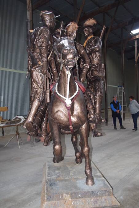 INPUT WANTED: It is envisaged that the Light Horse Memorial will eventually house a new bronzed statue of Bill the Bastard currently being created by Carl Valerius.