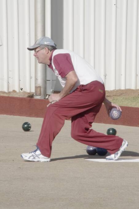 Rod James (pictured) and his teammates Reuben Rycroft and Tony Zervos were too good for their opponents at the Club Triples Championship on Sunday afternoon. 