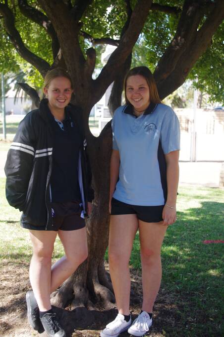 Sharni Manton and Maddie Peisley want to make a difference in the lives of children in poor communities by volunteering with Projects Abroad.Picture: Jody Potts