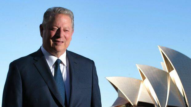 "All around the world, the coal industry is in a terminal decline" ... former US vice-president Al Gore in Sydney.  Photo: Ben Rushton