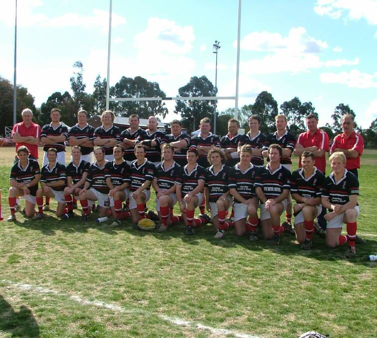 FLASHBACK: In 2006 the Harden Rugby Union team had a premiership win. They will be playing competitively again in 2016. Picture: Contributed