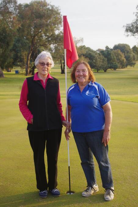 TOP SHOTS: Marj Manwaring and Pat Walker scored 7+ in the NSW Keno State 4BBB to Par qualifier.