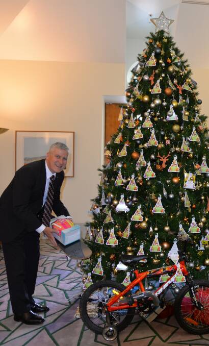 TO BE JOLLY: Member for the Riverin, Michael McCormack wishes his constituents a merry Christmas.