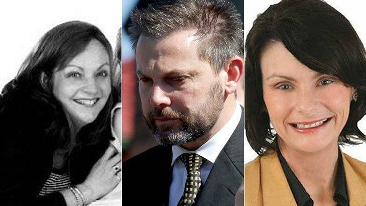Allison Baden-Clay, her husband Gerard Baden-Clay and his former mistress Toni McHugh. Photo: Supplied