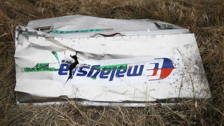 Wreckage of the downed Malaysia Airlines Flight MH17 remains scattered over the countryside in the Donetsk region of Ukraine. Photo: Maxim Zmeyev