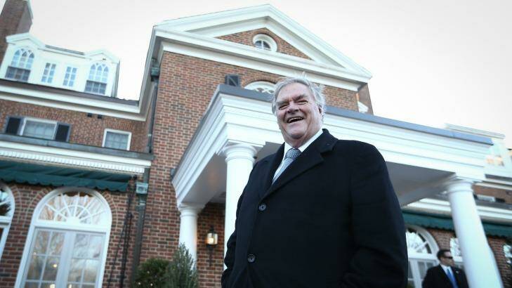 Outgoing Australian Ambassador to the US Kim Beazley, at his residence in Washington DC. Photo: Alex Ellinghausen