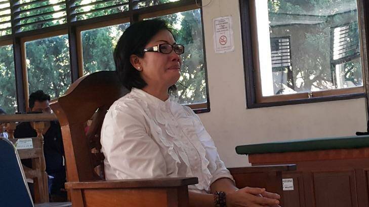 Noor Ellis in the Denpasar District Court. Photo: Amilia Rosa