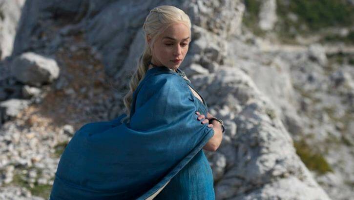 Queen of sorts ... <i>Game of Thrones</i>' Emilia Clarke as Daenerys Targaryen. Photo: Supplied