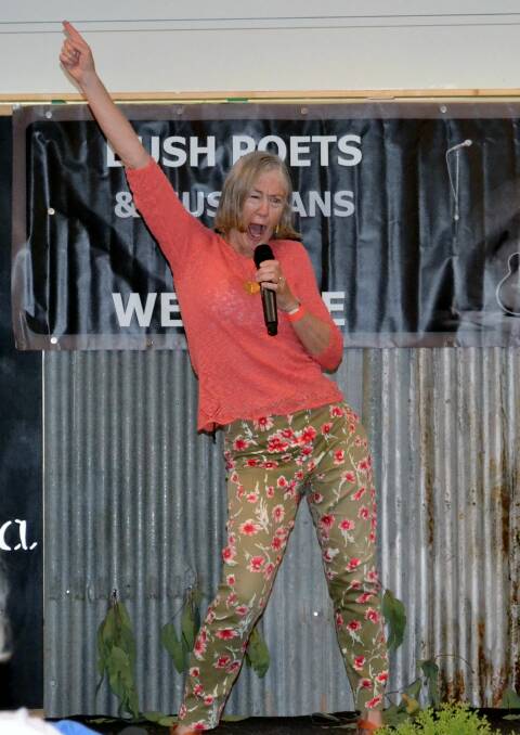 Catch Robyn Sykes and her energetic poetry performance at the Yass Show, 8.30-10.30am on Sunday April 10. 
