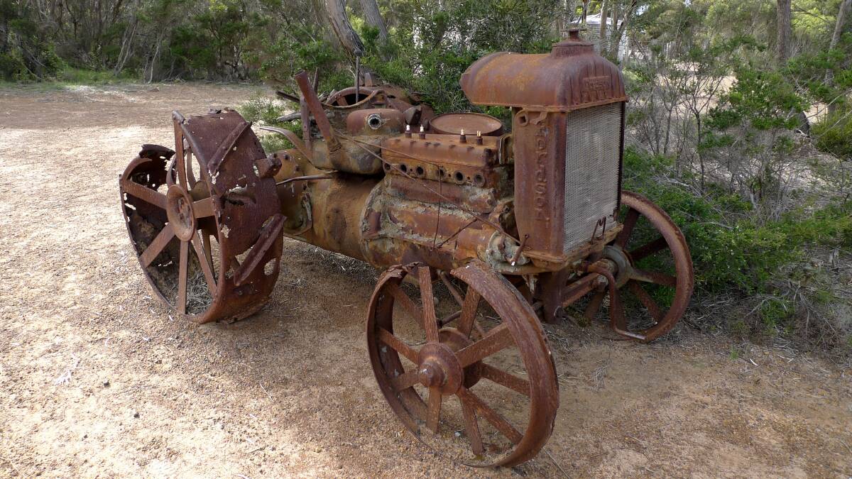 This photograph of a tractor well past its use by date was taken by the Camera Club's Kate Ward at a eucalyptus distilling farm on Kangaroo Island.