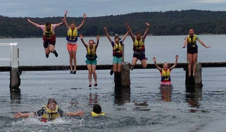 Murrumburrah Public School Year 6 students had fun in the water at the Point Wolstoncroft Sport and Recreation Camp last week.