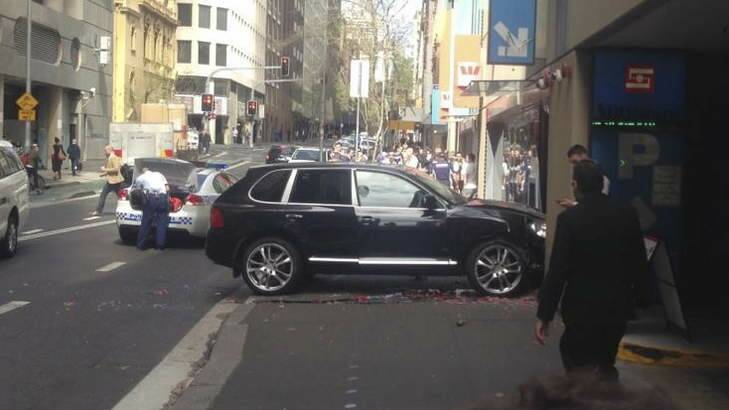 The Porsche Cayenne reportedly used in the attack. Photo: Supplied