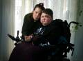 Single mum Bec Darby and her 14-year-old son Hunter Hawken Hunter feel that people with disabilities are left out of the conversation when it comes to the region's housing crisis. Picture: Sylvia Liber.