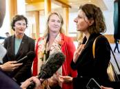 New independent MPs Kate Chaney, Kylea Tink and Allegra Spender. Picture: Elesa Kurtz