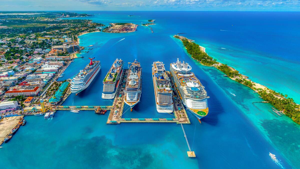 Cruise ships in the Bahamas. Picture: Unsplash