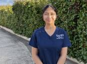 Young resident and Cootamundra TAFE student Blessa Tolentina is eyeing a career as an operating theatre nurse. Photo: Supplied