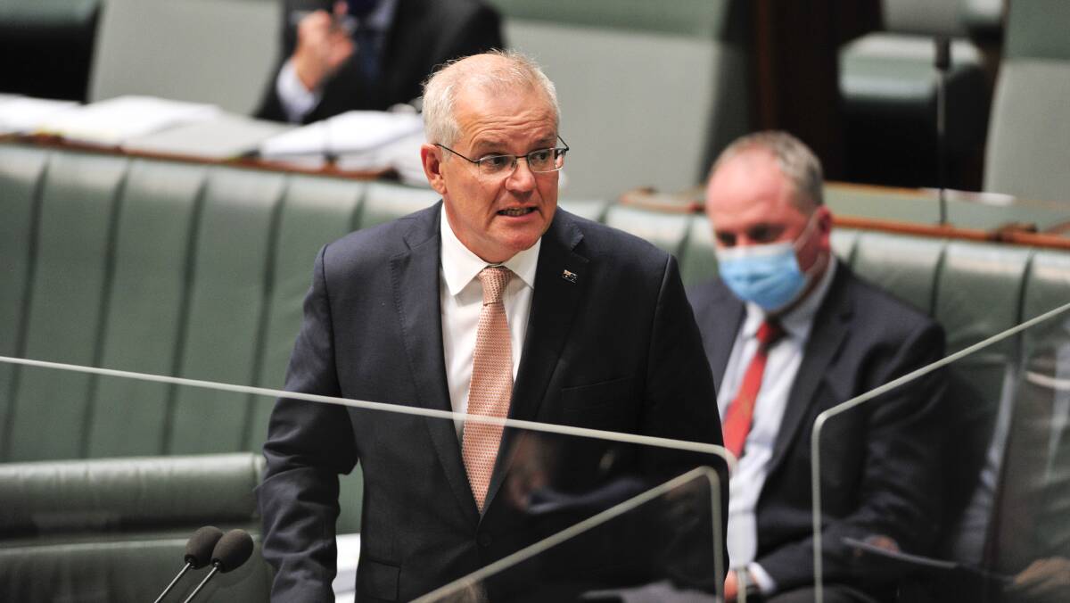 Prime Minister Scott Morrison has had a week to forget. Picture: Dion Georgopoulos
