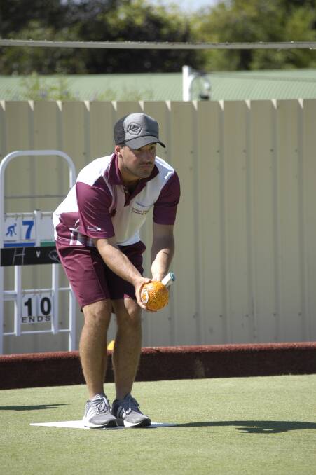 Tom Hawkins playing for the Number 4 Pennant Team. Picture: Jody Potts