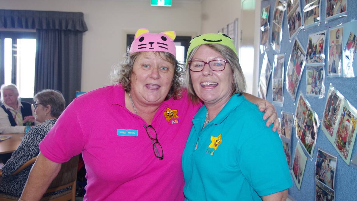 Narelle White and Julie Jackson will be taking part in the Crazy Hair Day. 