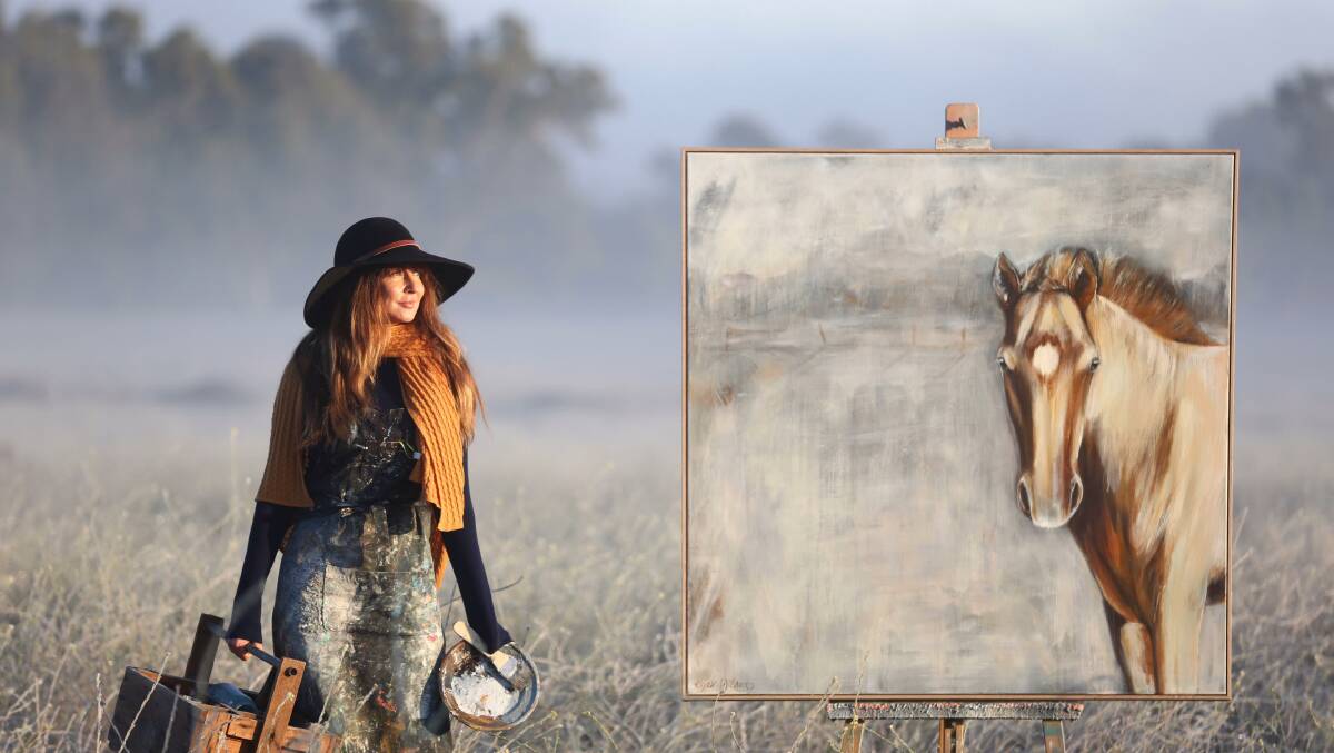 Featured artist: Kyah Wilson will be a featured artist at the Jugiong Art Exhibition. Picture: Contributed.
