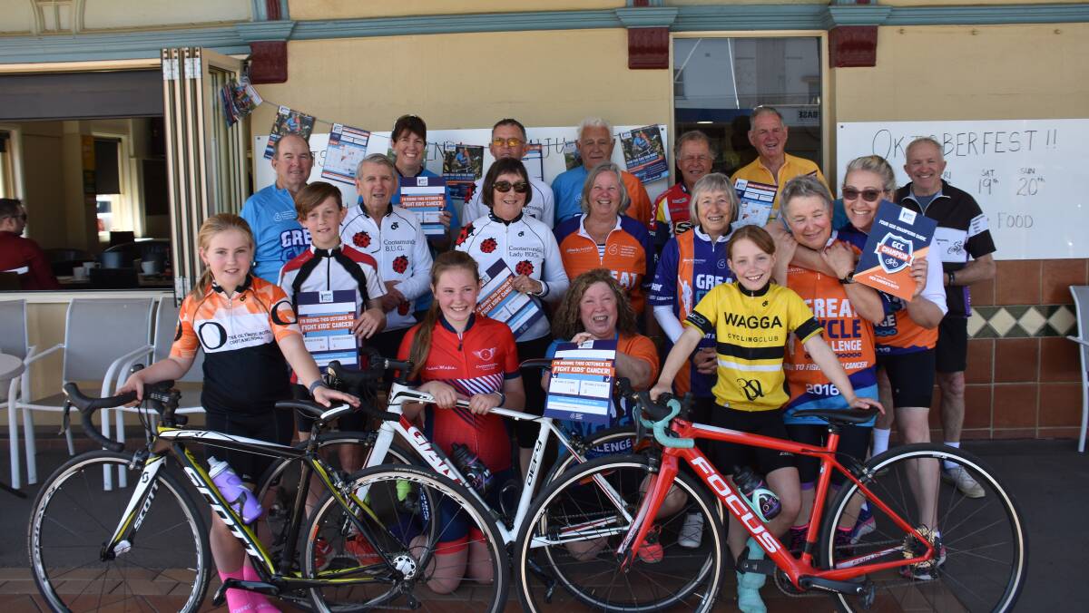 Cyclists from Harden, Junee, Cootamundra and Stockinbingal joined in on Saturday's ride. Picture: Jody Potts