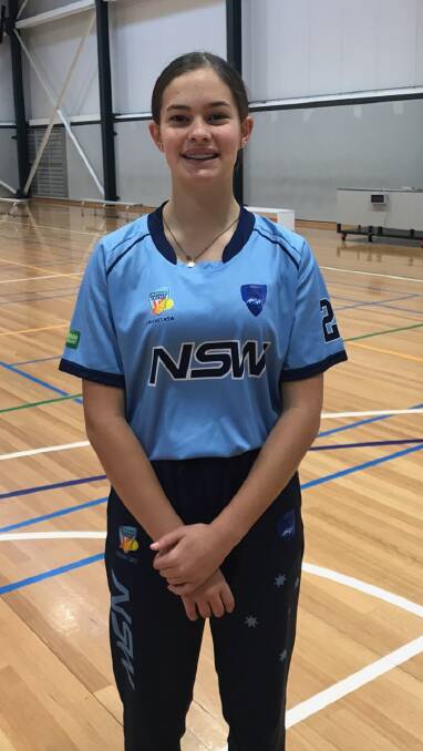 Tyra Cooper was selected for the NSW Metro Under 14s Indoor Cricket.