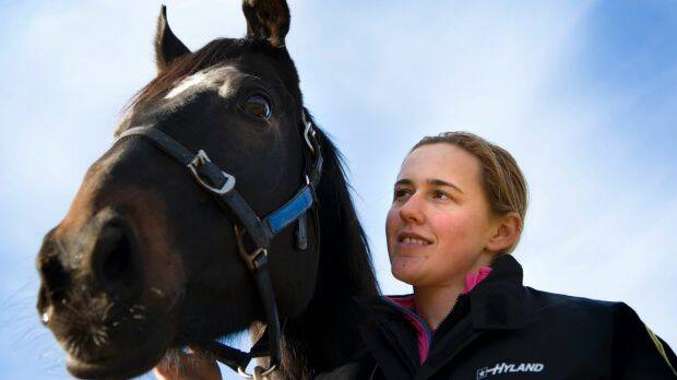 Johnson rode trackwork in Canberra, and rode race meetings on the picnic circuit.  Photo: Elesa Kurtz
