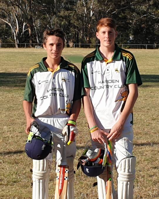 Almost heroes, Beau Abnett and Jack Glover combined for a final wicket partnership that nearly stole the shown for Harden Hornets against Binalong.