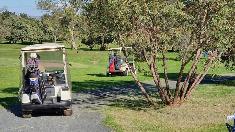 Golfers return to the Harden course