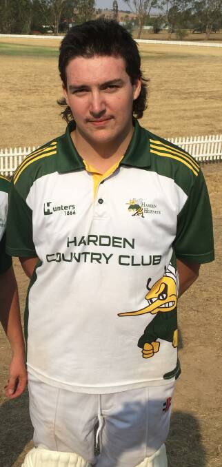 James Woodhead anchored the innings for the Hornets putting on 88 runs in the match against the Club House Horns.