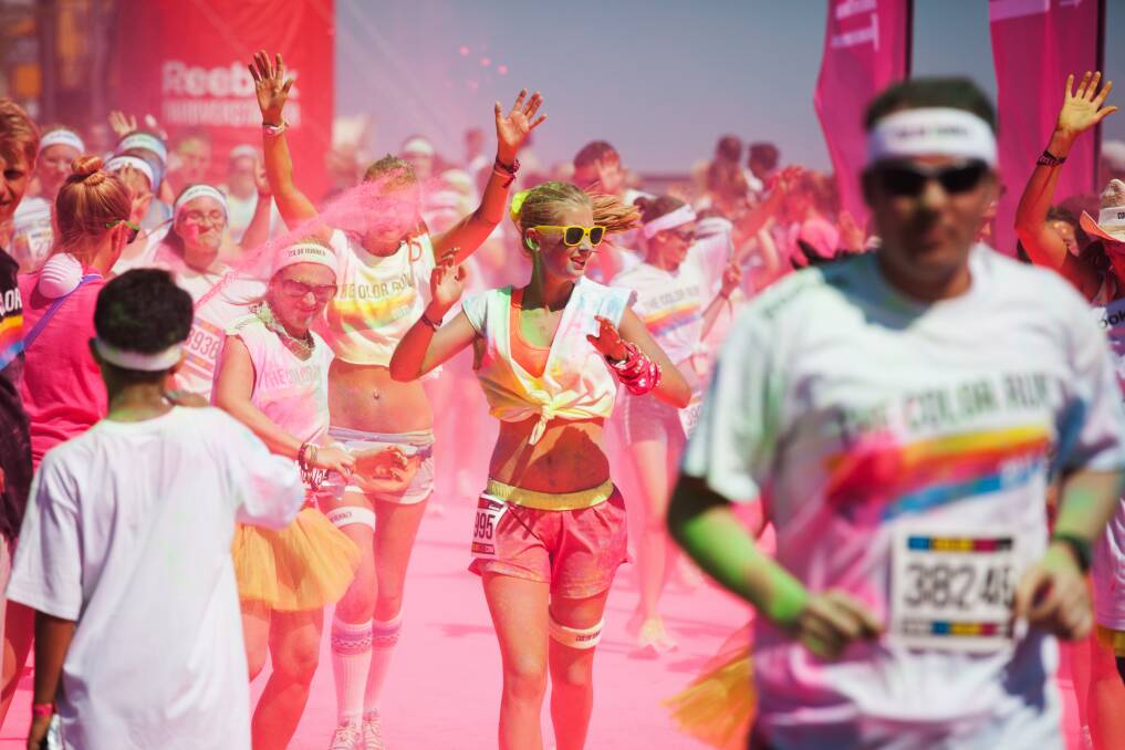 SPLASH OF COLOUR: The Chase the Colour Run is on November 18, with runners given the option to run a five or 10km race. 