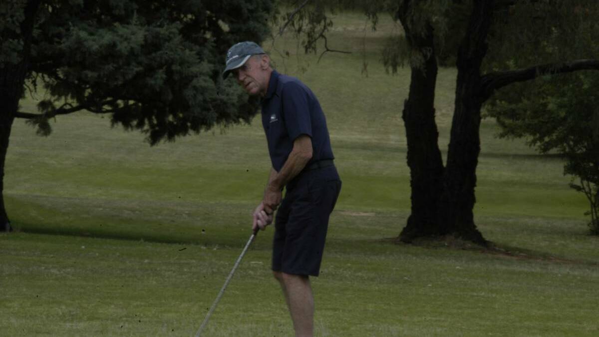 STALWART: Peter Steinke took home this year's Spencer Bulbeck perpetual trophy during mid-week golf recently.