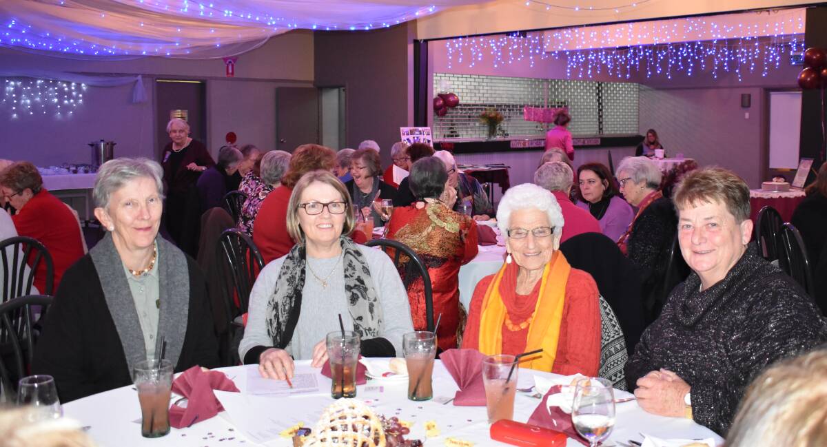 ANNIVERSARY: Anne Connolly, Ann Burns, Rose Adler and Beverly Fulton at the Harden Evening VIEW Club's 40th anniversary celebrations. Picture: Jody Potts