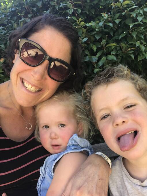 SUPPORT: Erin Walsh, with her children Charlotte and Oliver, has been blown away by the support from the community when faced with medical challenges. Picture: Contributed