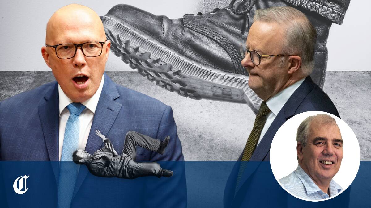The independents will need to put the boot into the next government, whether led by Peter Dutton, left, or Anthony Albanese. Pictures by ACM, Shutterstock