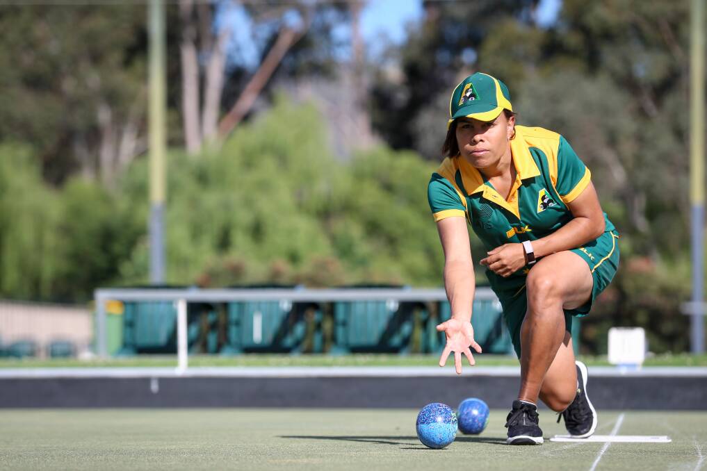 NAIL-BITER: Kylie Whitehead recovered from a one-shot loss in her opening match to finish with bronze at the Australian Championships. Picture: JAMES WILTSHIRE