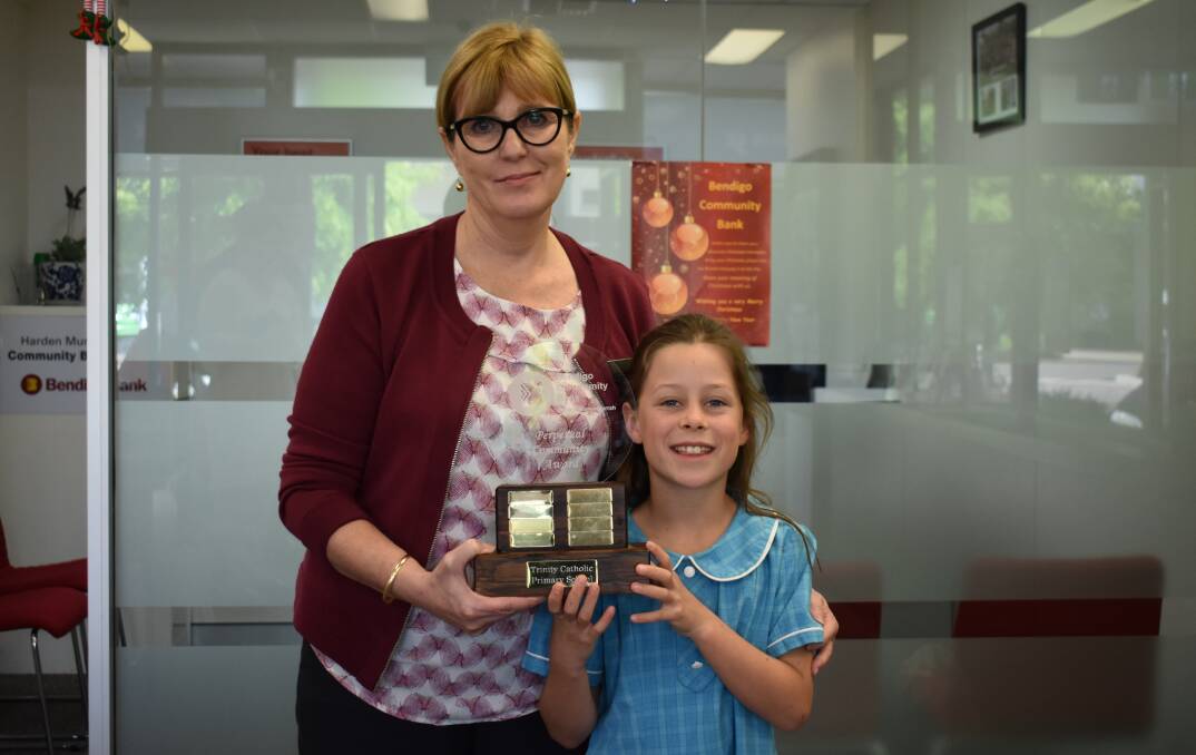 Harden Murrumburrah Bendigo Bank Branch Manager, Lisa Dean, was congratulated for the bank's positive results this year. 