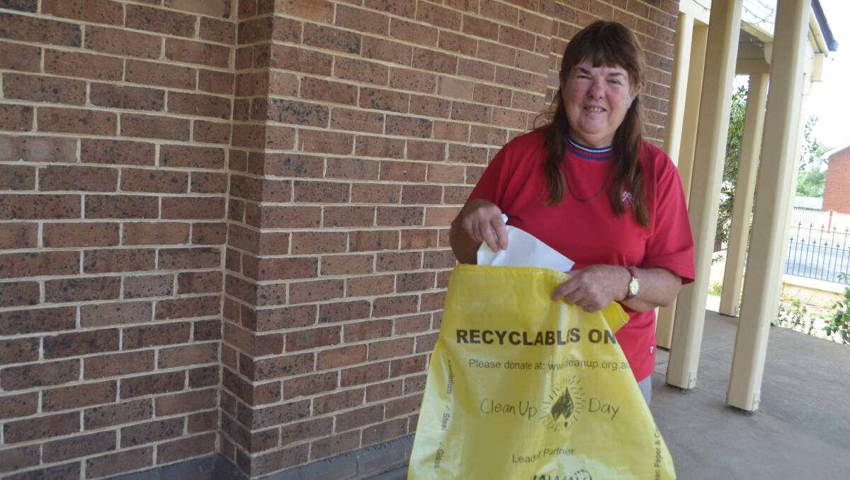 Lorraine Brown is encouraging Harden-Murrumburrah residents to get involved in this year's clean-up. Photo: Kelsey Sutor
