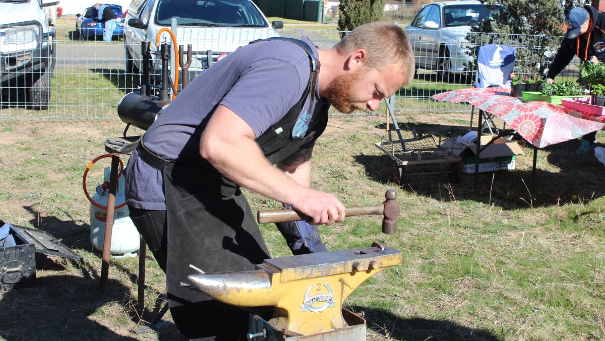 Will Kirkpatrick of Koorawatha is holding a series of blacksmithing workshops at its Court House site on March 14 and 21.
