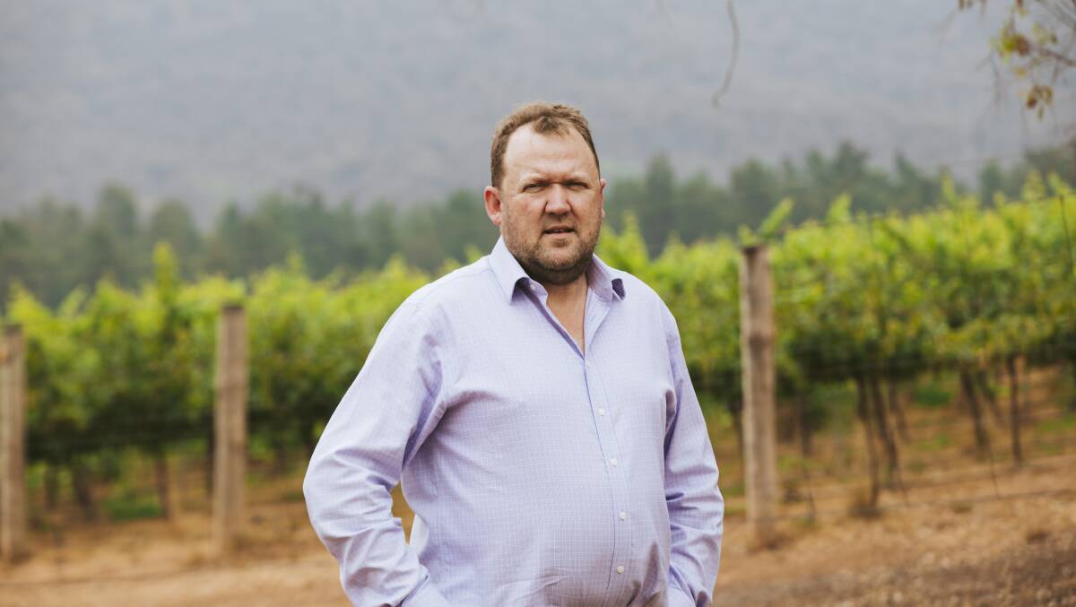 Angus Barnes of the NSW Wine Industry Association. Picture: Jamila Toderas
