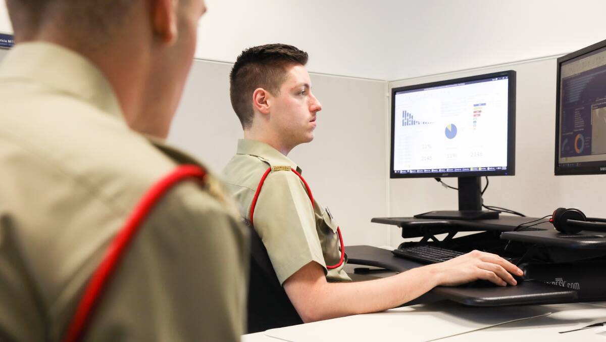 The Defence Data Strategy says the department must offer more data analytics training to personnel to meet future capability needs. Picture: Department of Defence.