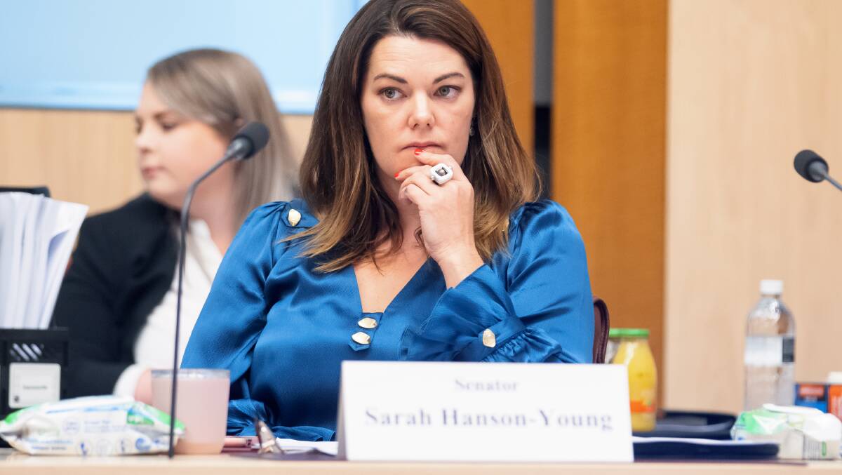 Senator Sarah Hanson-Young will call for ACMA, Sky News Australia and YouTube to explain the network's suspension. Picture: Sitthixay Ditthavong