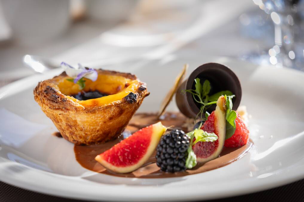 The menu is inspired by Portuguese cuisine and uses local produce.