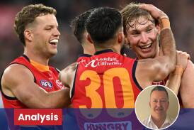 The Adelaide Crows are flying again this year. Picture AAP