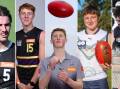 Some of the best young talent in Victoria: Floyd Burmeister, left, Harry Dean, Riley Holloway, Talor Byrne, Tom Evans