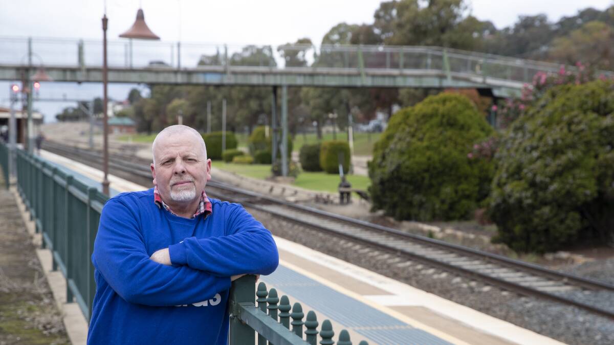 HESITANT: Wagga councillor Richard Foley wants Inland Rail to bypass Wagga, rather than cutting directly through the city. Picture: Madeline Begley